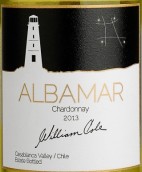 威廉姆·柯洛阿拉巴馬霞多麗干白葡萄酒(William Cole Albamar Chardonnay, Casablanca Valley, Chile)