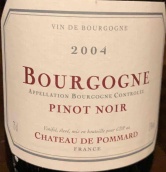 玻瑪酒莊黑皮諾紅葡萄酒(Chateau de Pommard Bourgogne Pinot Noir, Burgundy, France)