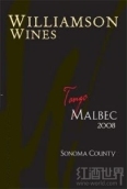 威廉森探戈馬爾貝克干紅葡萄酒(Williamson Tango Malbec, Sonoma County, USA)