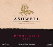 阿什维尔黑皮诺干红葡萄酒(Ashwell Vineyards Pinot Noir, Martinborough, New Zealand)