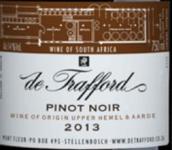 特拉福酒莊黑皮諾紅葡萄酒(De Trafford Pinot Noir, Stellenbosch, South Africa)