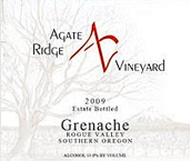 瑪瑙嶺歌海娜紅葡萄酒(Agate Ridge Grenache, Rogue Valley, USA)