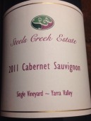 斯蒂爾斯谷赤霞珠干紅葡萄酒(Steels Creek Estate Cabernet Sauvignon, Yarra Valley, Australia)