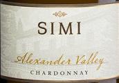 思美酒莊霞多麗白葡萄酒（亞歷山大谷）(Simi Winery Chardonnay, Alexander Valley, USA)