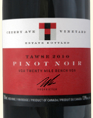 陶思萊德芳黑皮諾干紅葡萄酒(Tawse Laidlaw Pinot Noir, Niagara Peninsula, Canada)