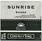 干露旭日西拉干紅葡萄酒(Concha y Toro Sunrise Shiraz, Central Valley, Chile)