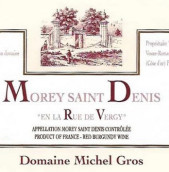 米歇爾格奧斯莫雷圣丹尼園干紅葡萄酒(Domaine Michel Gros Morey-Saint-Denis En la Rue de Vergy, Cote de Nuits, France)