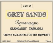 灰沙羅馬干紅葡萄酒(Grey Sands Romanesque, Tamar Valley, Australia)