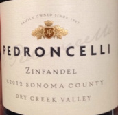 裴德龍塞利仙粉黛干紅葡萄酒(Pedroncelli Zinfandel, Dry Creek Valley, USA)