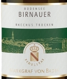 巴登侯爵博牛爾酒神干白葡萄酒(Weingut Markgraf Von Baden Birnauer Bacchus Trocken, Baden, Germany)