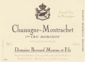 莫羅父子酒莊墨磯（夏山-蒙哈榭一級園）白葡萄酒(Domaine Bernard Moreau et Fils Morgeot, Chassagne-Montrachet Premier Cru, France)
