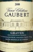 老高柏酒庄红葡萄酒(Vieux Chateau Gaubert Rouge, Graves, France)