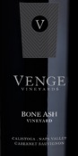 維恩治酒莊卡利斯托加骨之灰葡萄園赤霞珠紅葡萄酒(Venge Vineyards Calistoga Estate Bone Ash Vineyard Cabernet Sauvignon, Napa Valley, USA)