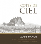 希埃爾丘佐伊舞蹈干紅葡萄酒(Cotes de Ciel Zoe's Dance, Red Mountain, USA)