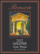 本森桑嬌維塞干紅葡萄酒(Benson Estate Sangiovese, Washington, USA)