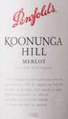 奔富蔻蘭山梅洛紅葡萄酒(Penfolds Koonunga Hill Merlot, South Australia, Australia)