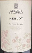 艾伯特·德魯尼酒莊野生水果梅洛紅葡萄酒(Abbotts & Delaunay Les Fruits Sauvages Merlot, Pays d'Oc, France)