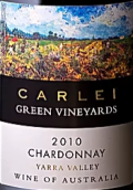 卡萊酒莊綠園系列霞多麗白葡萄酒(Carlei Green Vineyards Chardonnay, Cardinia Ranges, Australia)