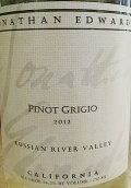 喬納森·愛(ài)德華酒莊灰皮諾干白葡萄酒(Jonathan Edwards Pinot Grigio, Russian River Valley, USA)