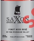 撒克遜黑皮諾桃紅葡萄酒(Saxon Estate Winery Pinot Noir Rose, Okanagan Valley, Canada)