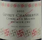 帕斯卡酒莊隱修士（熱夫雷-香貝丹一級(jí)園）紅葡萄酒(Pascal Marchand Combe Aux Moines, Grevey-Chambertin Premier Cru, France)