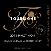 四視野查爾斯葡萄園克隆05號黑皮諾干紅葡萄酒(Foursight Charles Vineyard Clone 05 Pinot Noir, Anderson Valley, USA)