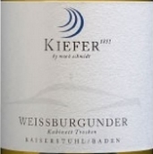 基弗酒莊經(jīng)典白皮諾小房?干白葡萄酒(Weingut Kiefer Klassiker Weissburgunder Kabinett Trocken?, Kaiserstuhl, Baden, Germany)