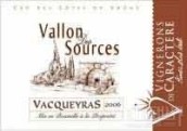 卡拉特雷酒莊瓦隆索斯紅葡萄酒(Vignerons de Caractere Vallon des Sources, Vacqueyras, France)