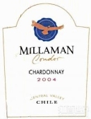 金鹰康多霞多丽干白葡萄酒(Millaman Condor Chardonnay, Central Valley - Chile)