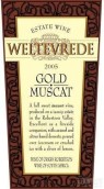 偉鐵芙雷德”歐曼溫德姆“ 麝香葡萄酒(Weltevrede 'Ouma se Wyn' Gold Muscat, Robertson, South Africa)