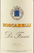 博斯卡雷利酒莊德法拉利紅葡萄酒(Boscarelli De Ferrari Toscana IGT, Tuscany, Italy)