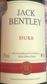 杰克·賓利酒莊公爵紅葡萄酒(Jack Bentley Duke,Pays d'Oc, France)