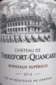 特雷?？悼ň魄f紅葡萄酒(Chateau de Terrefort-Quancard, Bordeaux Superieur, France)