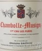 吉絲蓮·巴松莊園弗逸（香波-慕西尼一級園）干紅葡萄酒(Domaine Ghislaine Barthod Les Fuees, Chambolle-Musigny Premier Cru, France)