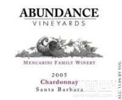 富裕霞多麗干白葡萄酒(Abundance Vineyards Chardonnay, Santa Barbara County, USA)