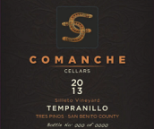 科曼奇希樂(lè)圖園丹魄干紅葡萄酒(Comanche Cellars Silleto Vineyard Tempranilo, San Benito County, USA)