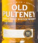 富特尼1989年份蘇格蘭單一麥芽威士忌(Old Pulteney 1989 Vintage Single Malt Scotch Whisky, Highlands, UK)