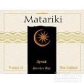 瑪塔里奇酒莊西拉干紅葡萄酒(Matariki Syrah, Hawke's Bay, New Zealand)