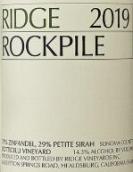 山脊酒莊石堆仙粉黛紅葡萄酒(Ridge Vineyards Rockpile Zinfandel, Sonoma County, USA)