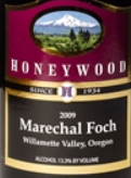 蜂蜜木酒莊馬雷夏爾福煦干紅葡萄酒(Honeywood Winery Marechal Foch, Oregon, USA)