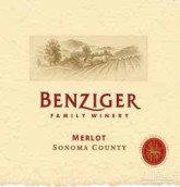 本齊格梅洛干紅葡萄酒(Benziger Family Winery Merlot, Sonoma County, USA)