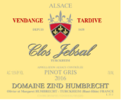 鴻布列什酒莊銳貝薩園灰皮諾晚收甜白葡萄酒(Domaine Zind-Humbrecht Clos Jebsal Pinot Gris Vendange Tardive, Alsace, France)