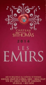 托馬斯酒莊埃米爾紅葡萄酒(Clos St. Thomas Les Emirs Rouge, Bekaa Valley, Lebanon)