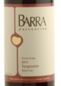 巴拉桑嬌維塞干紅葡萄酒(Barra of Mendocino Sangiovese, Redwood Valley, USA)