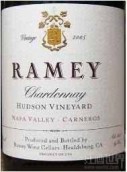 雷米酒莊哈德森園霞多麗干白葡萄酒(Ramey Wine Cellars Hudson Vineyard Chardonnay, Carneros, USA)