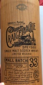 克萊格拉齊限量發(fā)售33年蘇格蘭單一麥芽威士忌(Craigellachie Limited Release Small Batch 33 Year Old Single Malt Scotch Whisky, Speyside, Scotland)