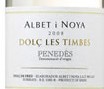 亞伯諾雅朵琪汀貝斯白葡萄酒(Albet i Noya Dolc Les Timbes, Penedes, Spain)