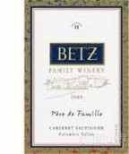 貝茨家族父族赤霞珠干紅葡萄酒(Betz Family Winery Pere de Famille Cabernet Sauvignon, Columbia Valley, USA)