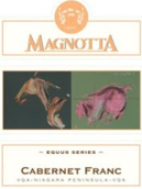 曼雅特馬王品麗珠干紅葡萄酒(Magnotta Equus Cabernect Franc, Ontario, Canada)