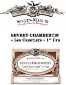 西格曼紐卡澤迪（熱夫雷-香貝丹一級(jí)園）干紅葡萄酒(Domaine Seguin-Manuel Les Cazetiers, Gevrey-Chambertin Premier Cru, France)
